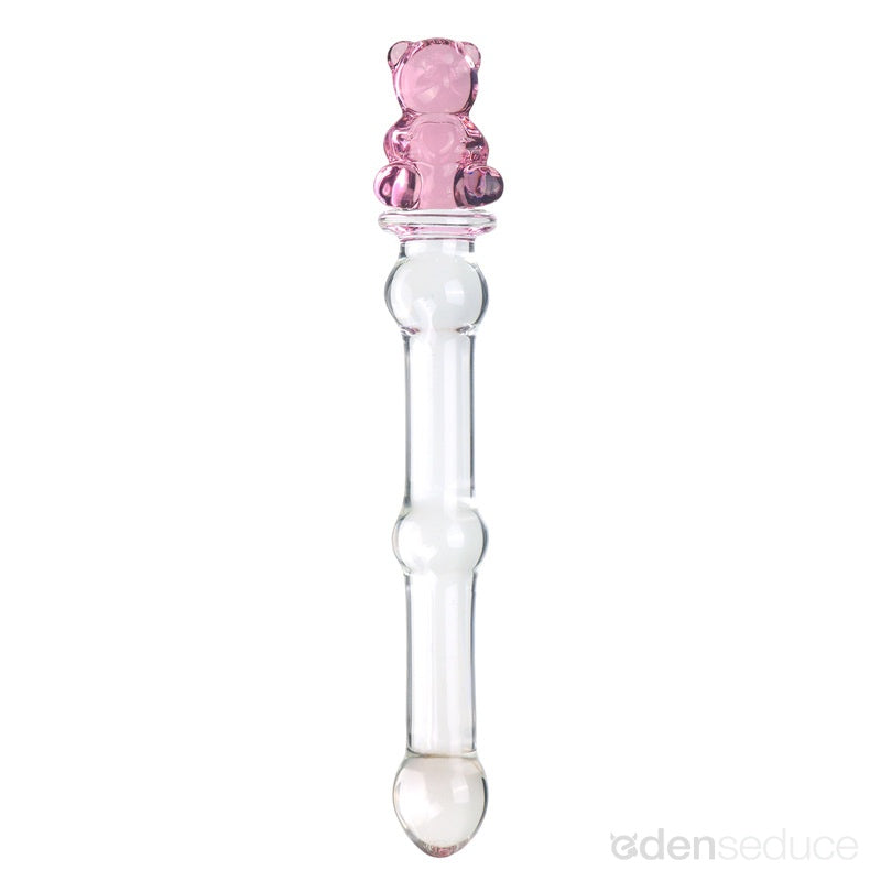 Bear Wand Glass Anal Plug - EdenSeduce