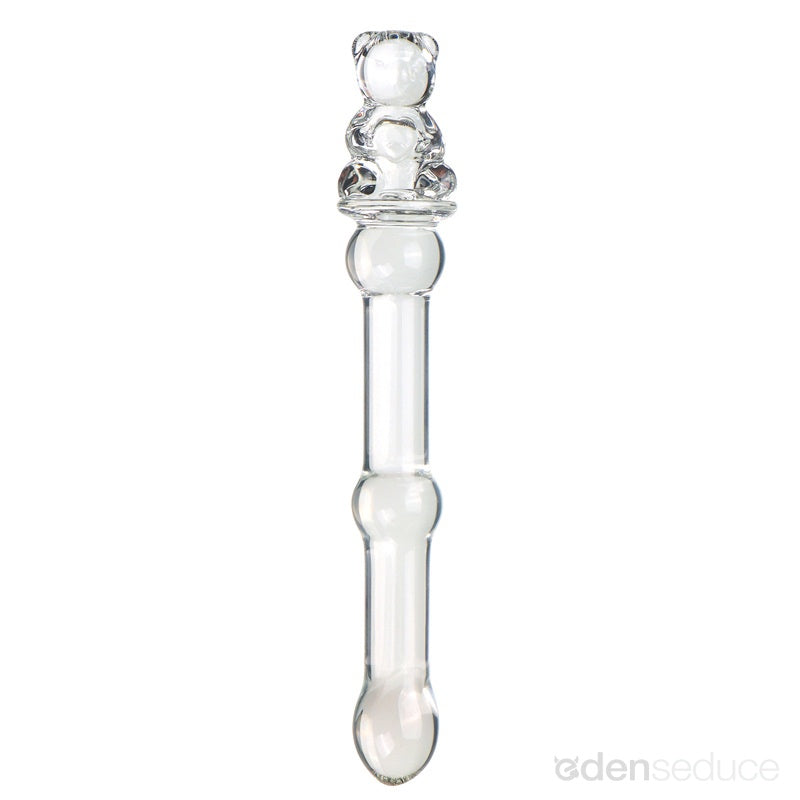 Bear Wand Glass Anal Plug - EdenSeduce