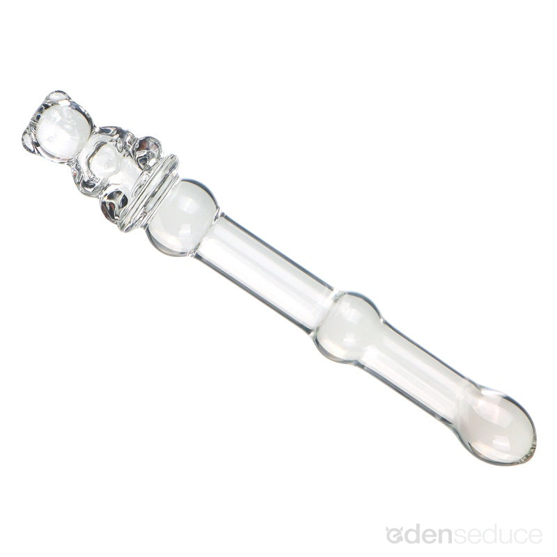 Bear Wand Glass Anal Plug - EdenSeduce