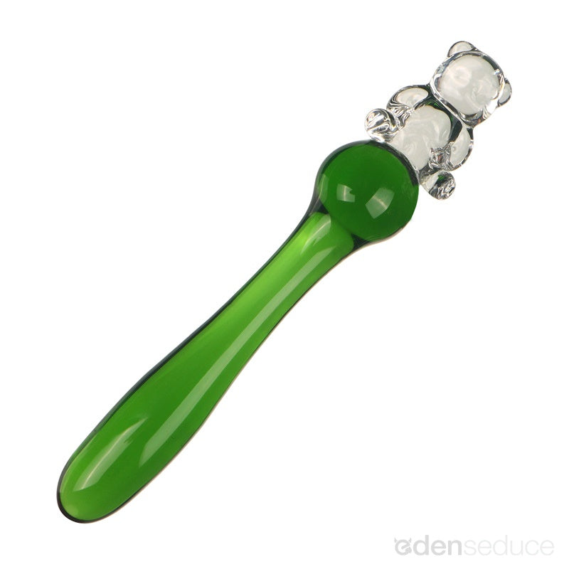 Bear Wand Glass Anal Plug - EdenSeduce