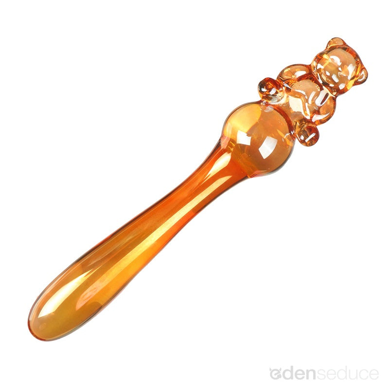 Bear Wand Glass Anal Plug - EdenSeduce