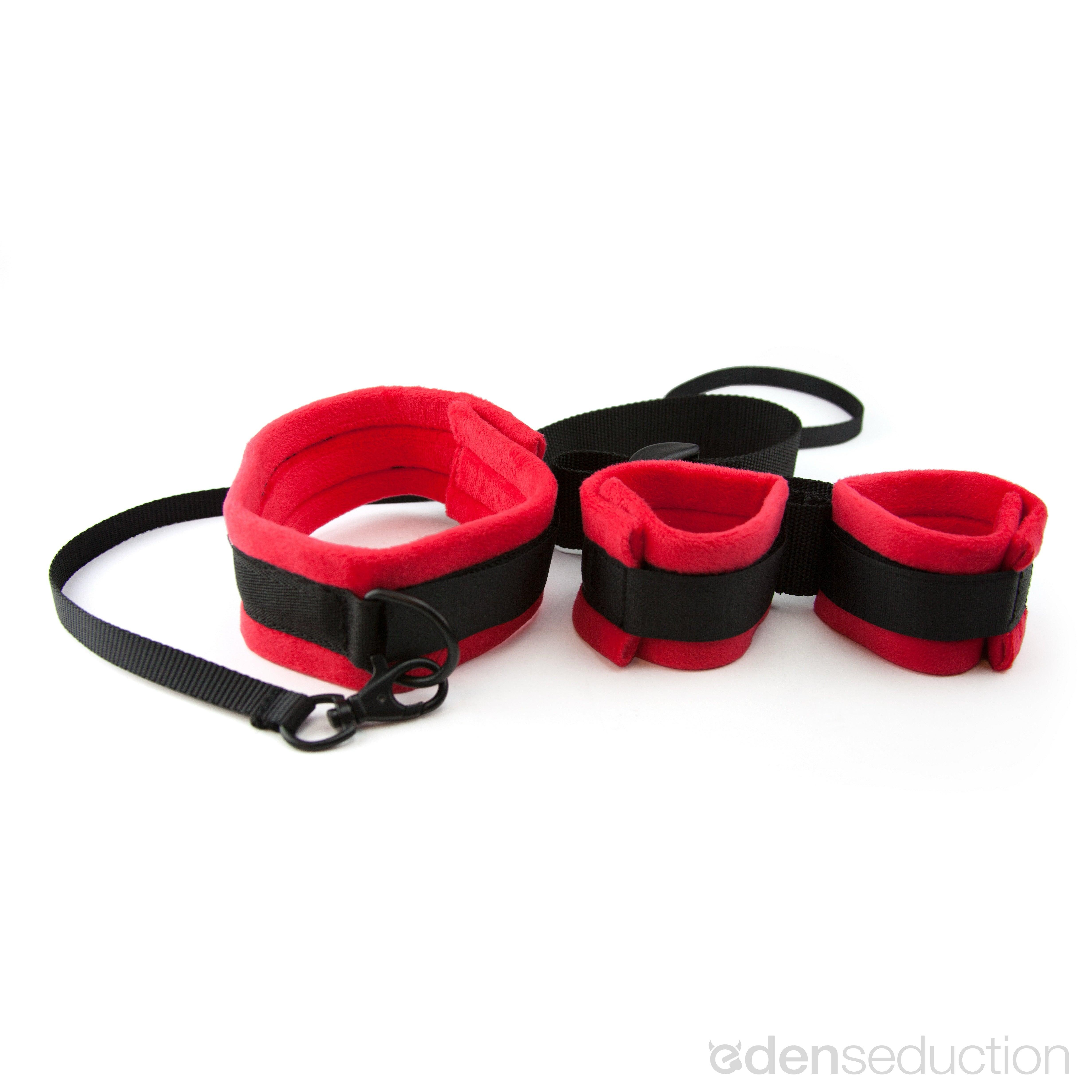 Soft touch neck-to-wrist set Bondage system - EdenSeduce