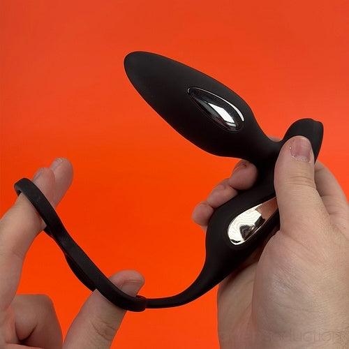 Elektra prostate plug Prostate massager with cock ring - EdenSeduce