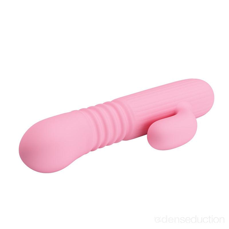 Petite dual thruster Thrusting rabbit vibrator - EdenSeduce