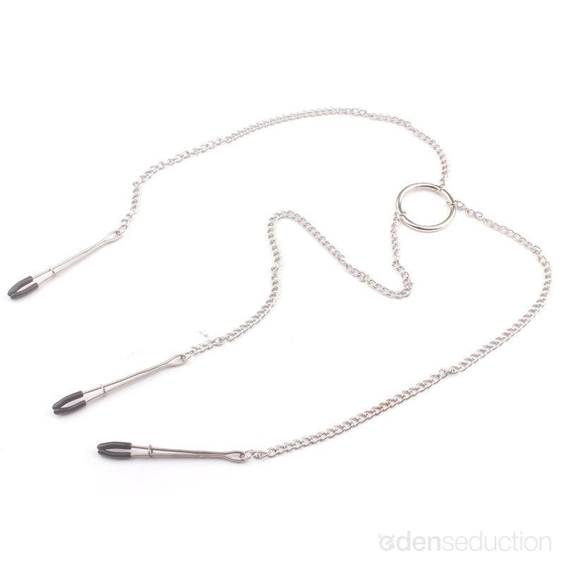 Nipple to clit clamps Nipple and clit clamps - EdenSeduce