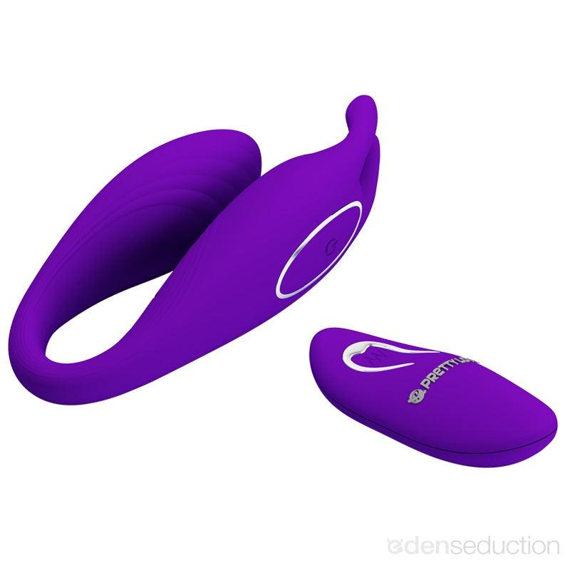 Passion C shaped vibrator with remote - EdenSeduce