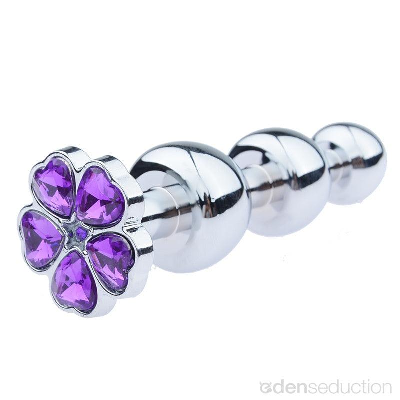 Flower gem Jeweled butt plug - EdenSeduce