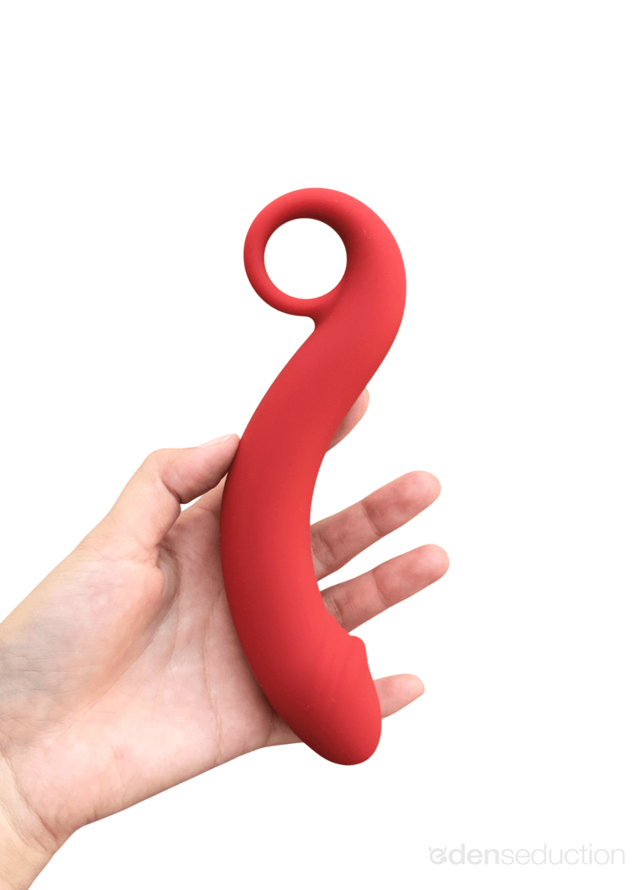 Caress silicone G spot dildo - EdenSeduce