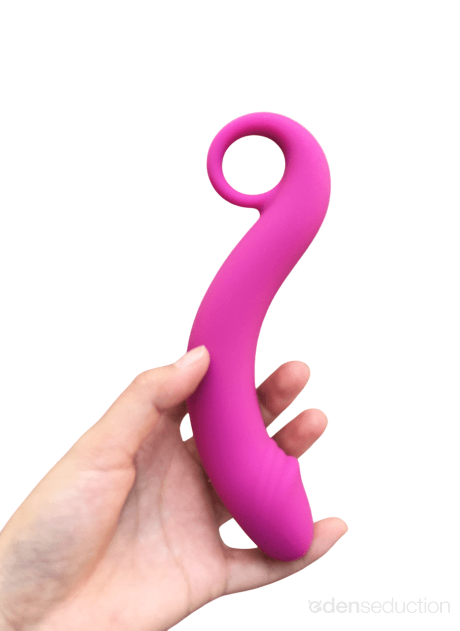 Caress silicone G spot dildo - EdenSeduce