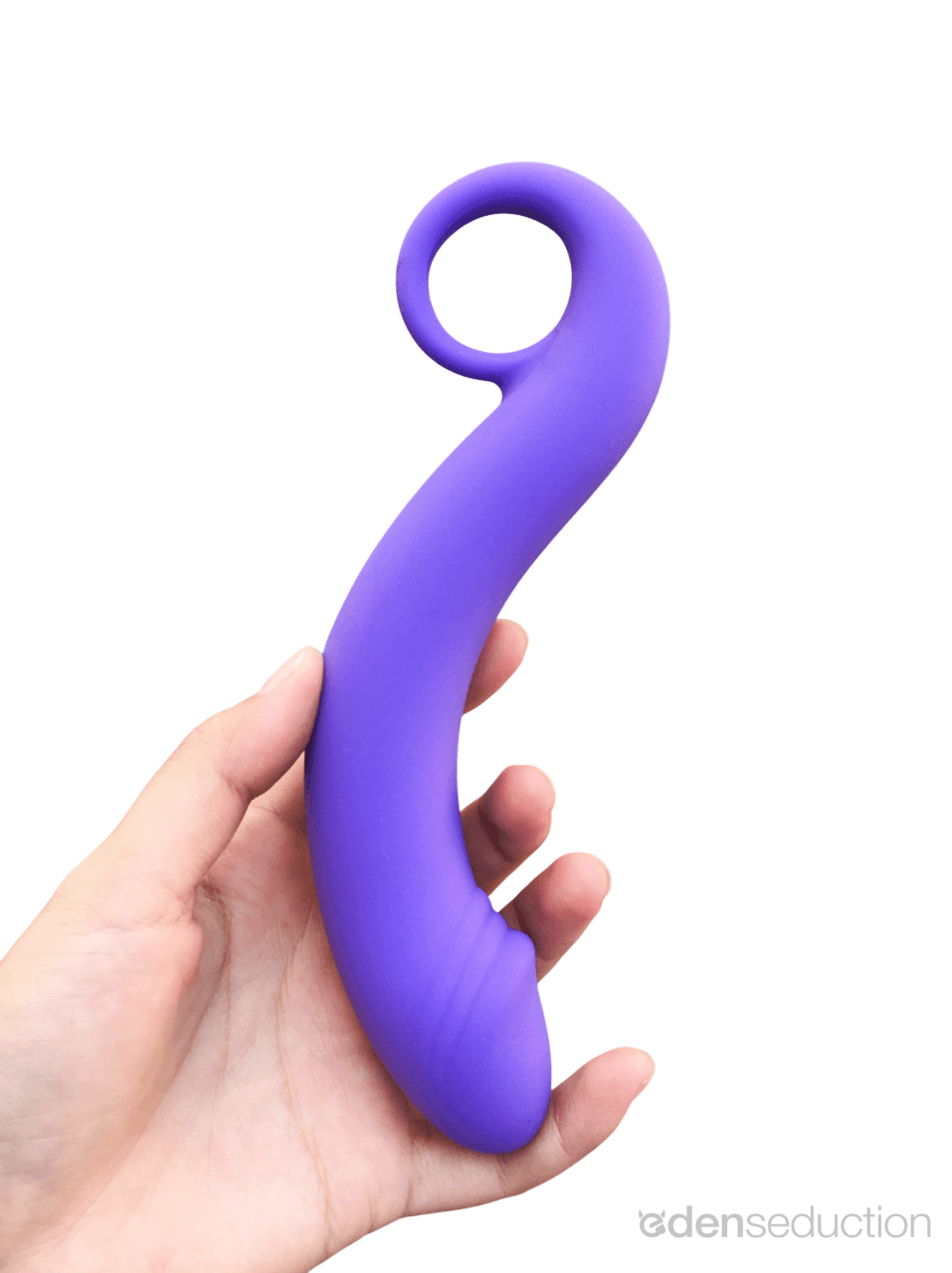 Caress silicone G spot dildo - EdenSeduce