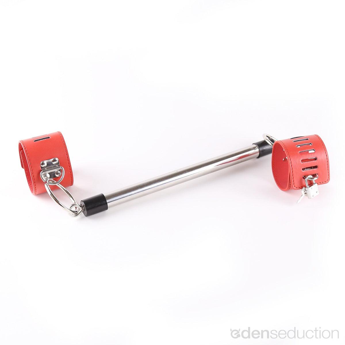 Luxury bondage bar with cuffs Spreader bar - EdenSeduce