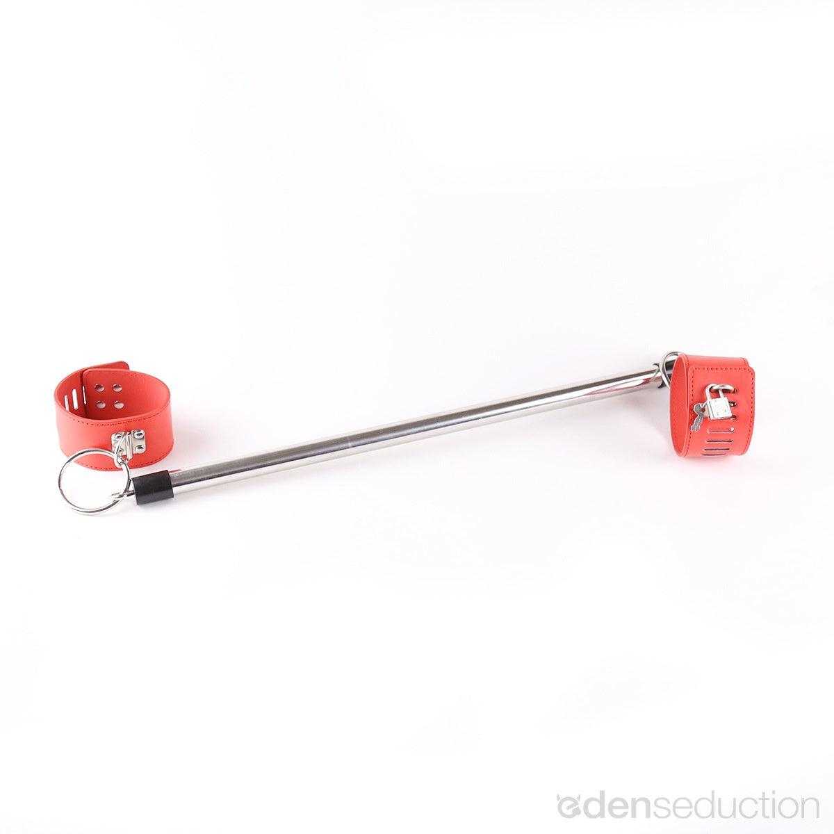 Luxury bondage bar with cuffs Spreader bar - EdenSeduce