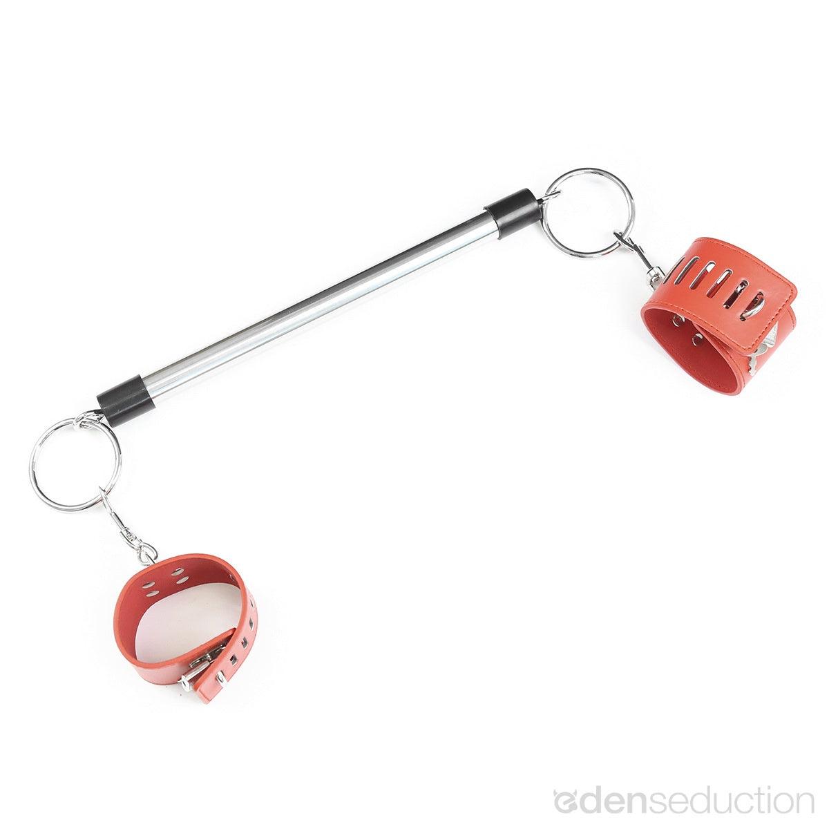 Luxury bondage bar with cuffs Spreader bar - EdenSeduce