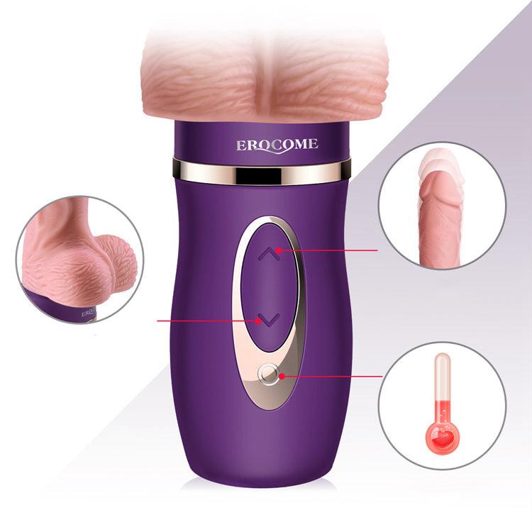 Heated Rotating & Vibrating Premium Dildo - EdenSeduce