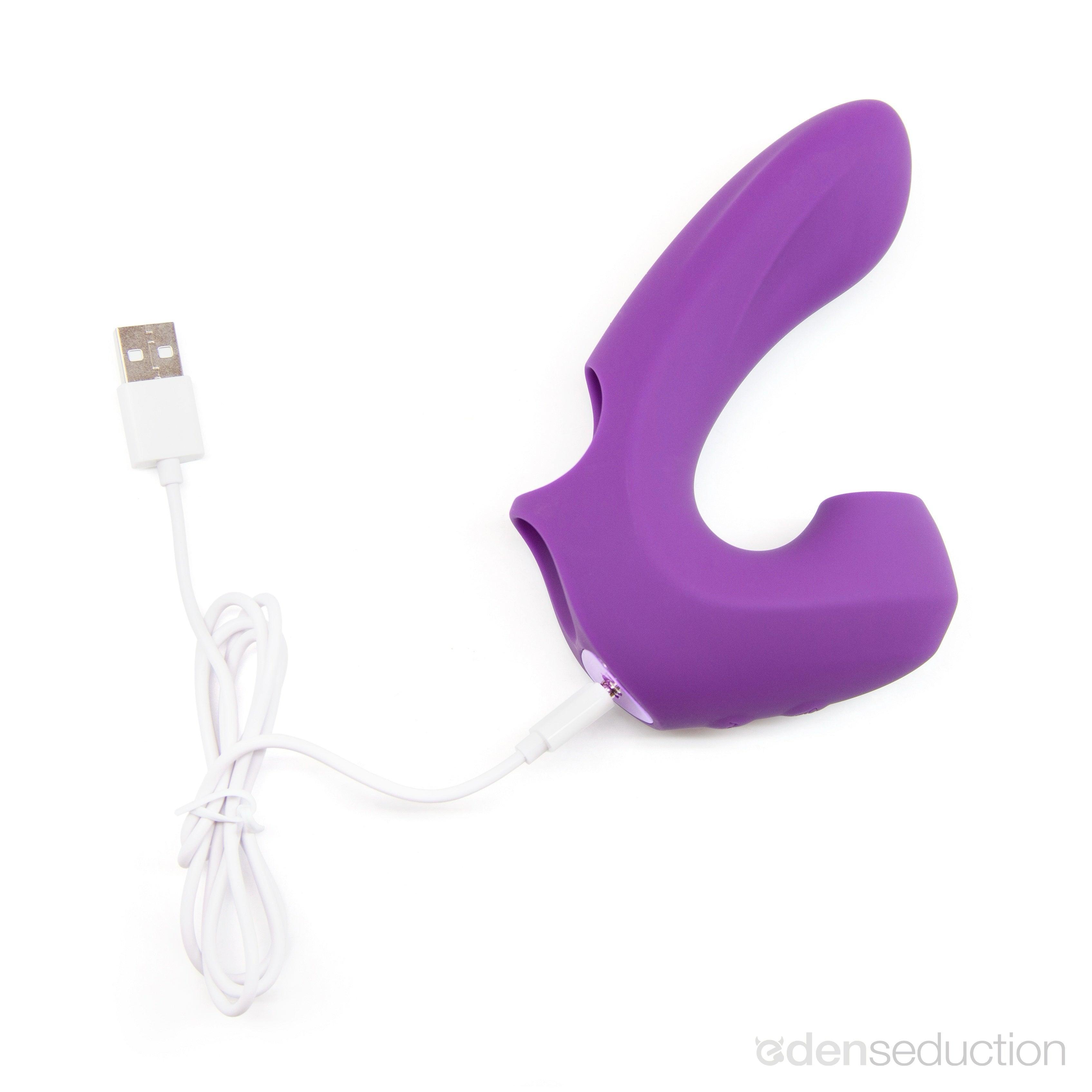 Air touch Clit sucking and G spot finger vibrator - EdenSeduce