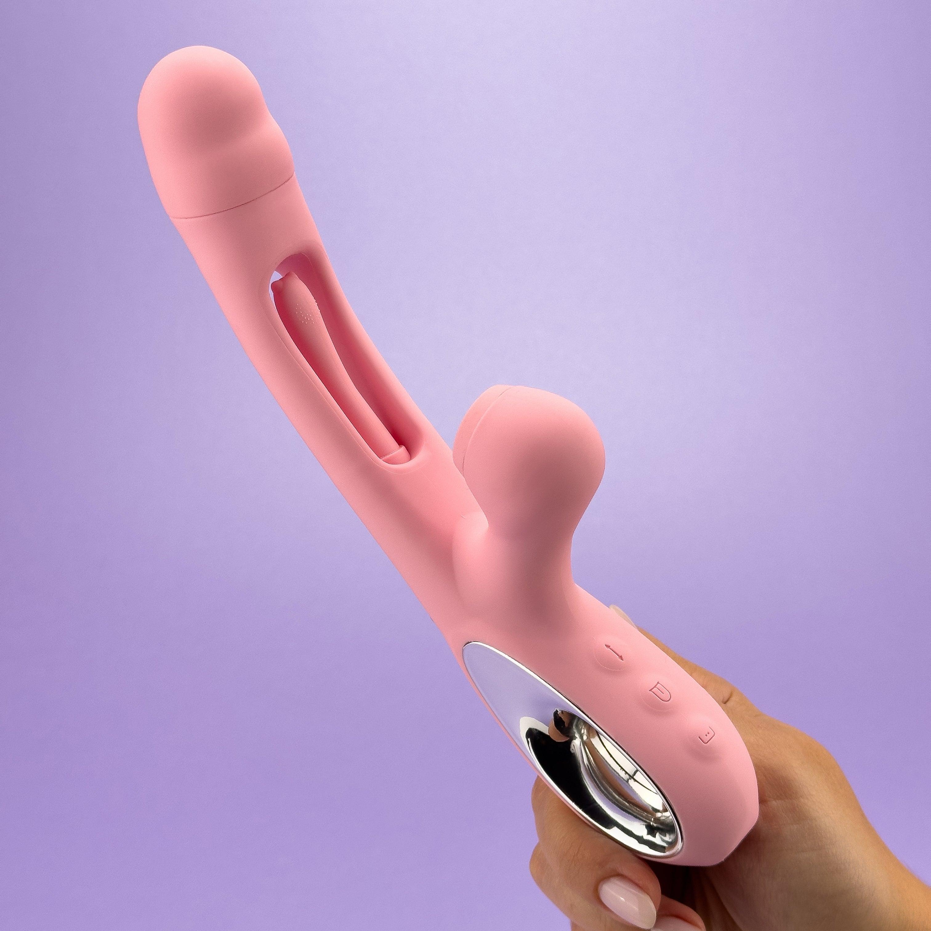 A-Spot & G-Spot Silicone Rabbit Vibrator - EdenSeduce