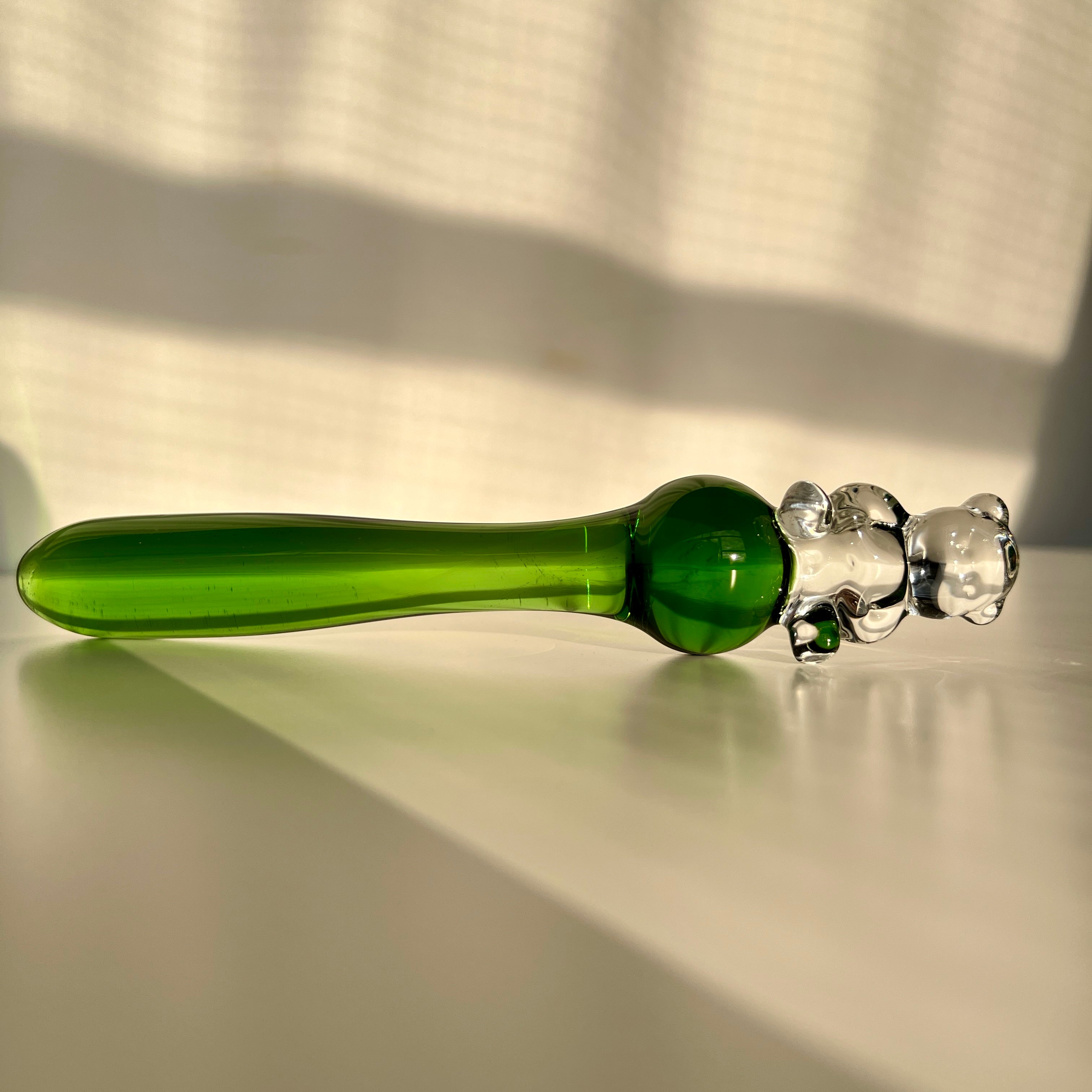 Bear Wand Glass Anal Plug - EdenSeduce