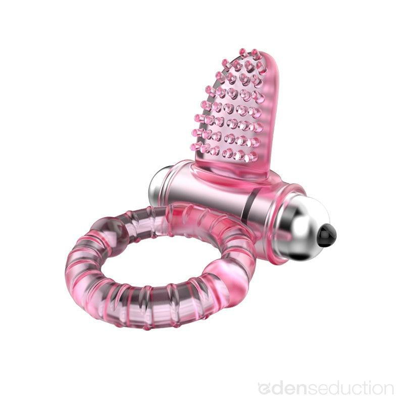 Sweet Tongue Vibrating Cock Ring - EdenSeduce