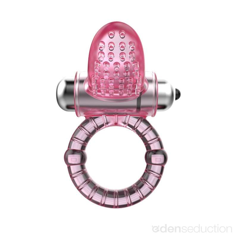 Sweet Tongue Vibrating Cock Ring - EdenSeduce