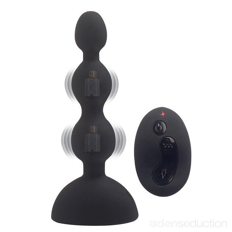 Double explosion Vibrating anal beads - EdenSeduce