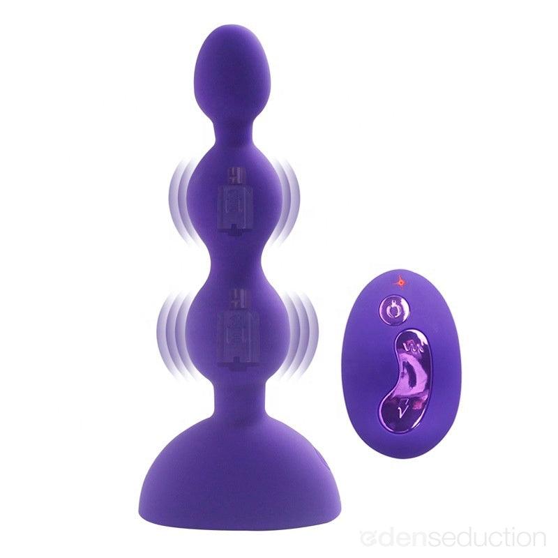 Double explosion Vibrating anal beads - EdenSeduce