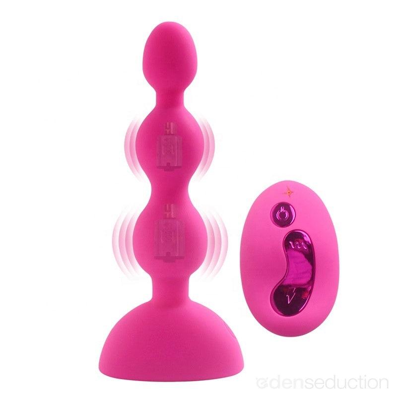 Double explosion Vibrating anal beads - EdenSeduce