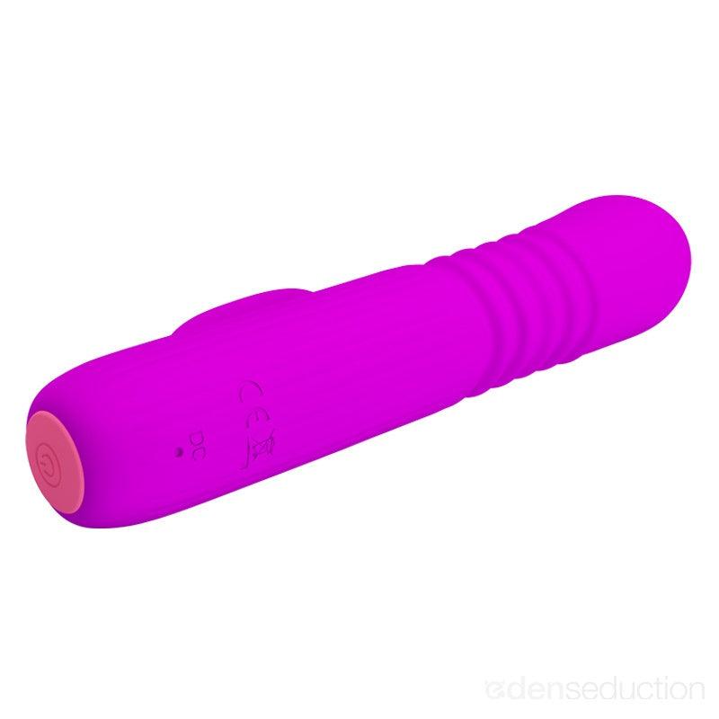 Petite dual thruster Thrusting rabbit vibrator - EdenSeduce