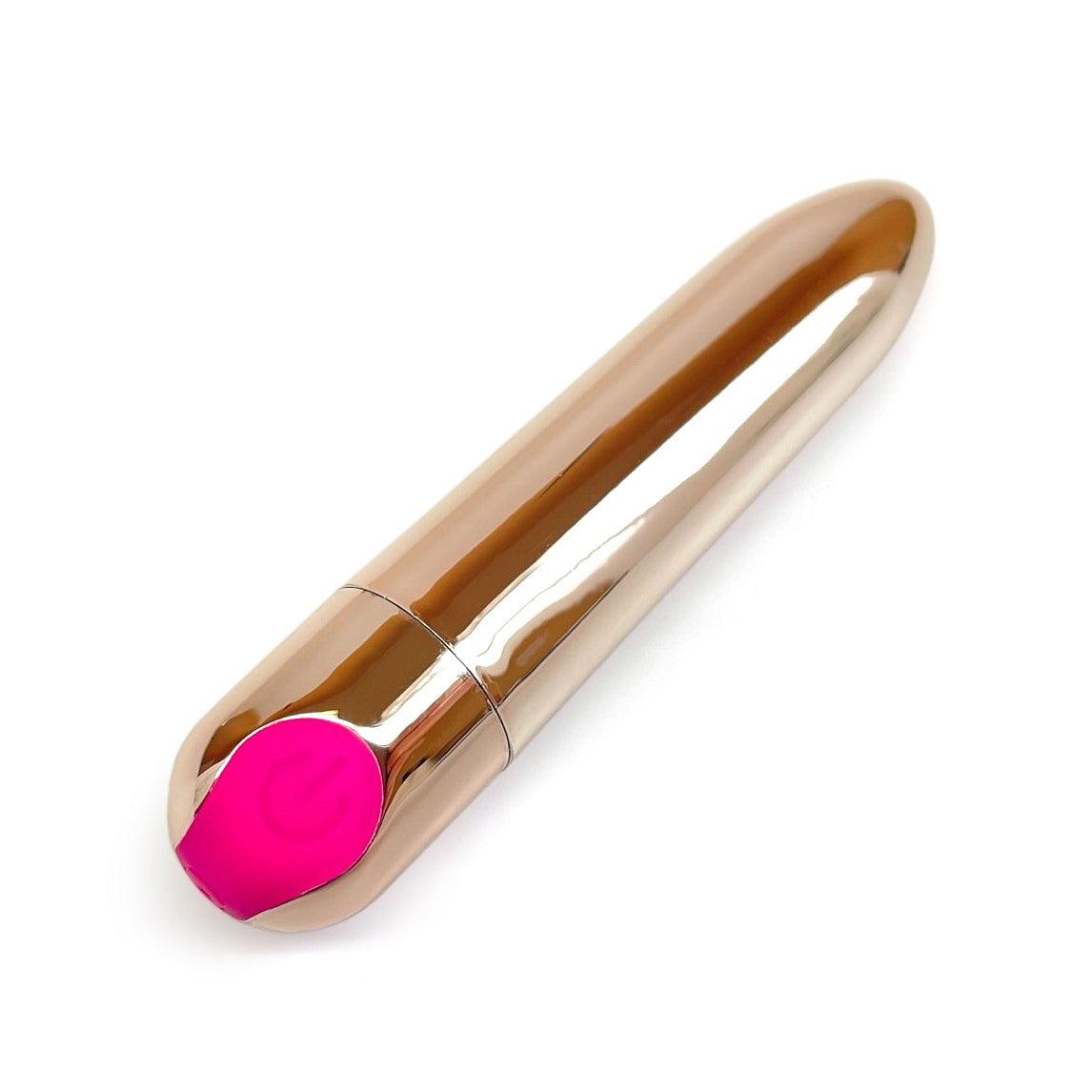 Rose gold Bullet vibrator - EdenSeduce