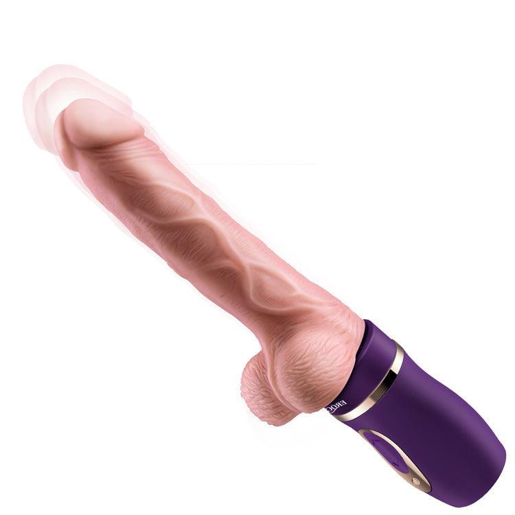 Heated Rotating & Vibrating Premium Dildo - EdenSeduce