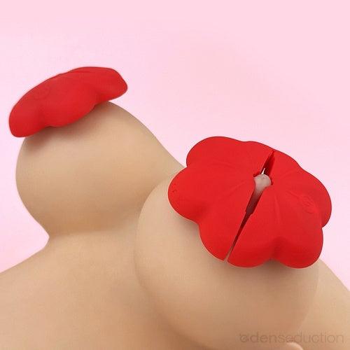 Bloom nips Vibrating nipple clamps - EdenSeduce