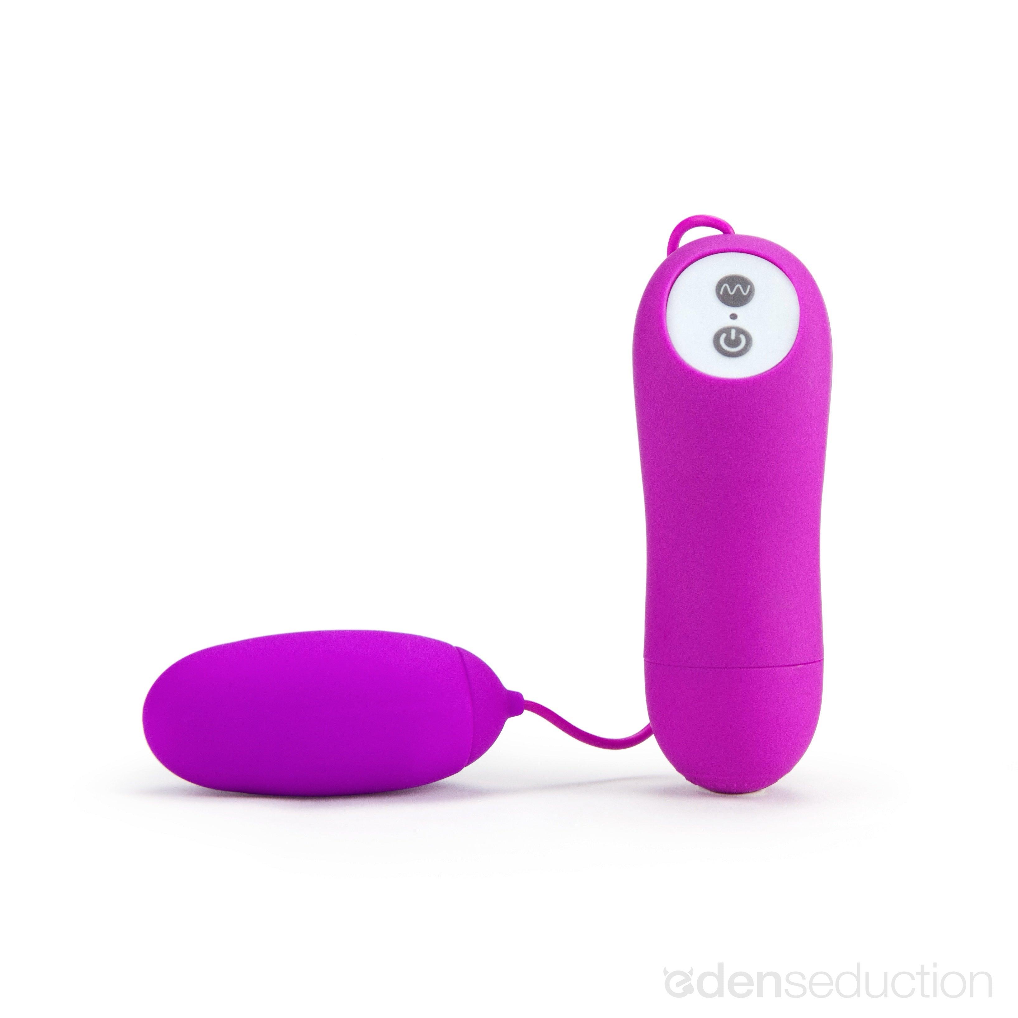 Soft touch Egg vibrator with control - EdenSeduce