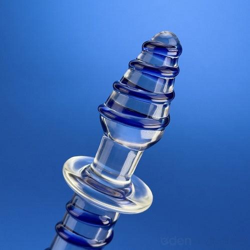 Magic duo swirl Double ended glass dildo - EdenSeduce