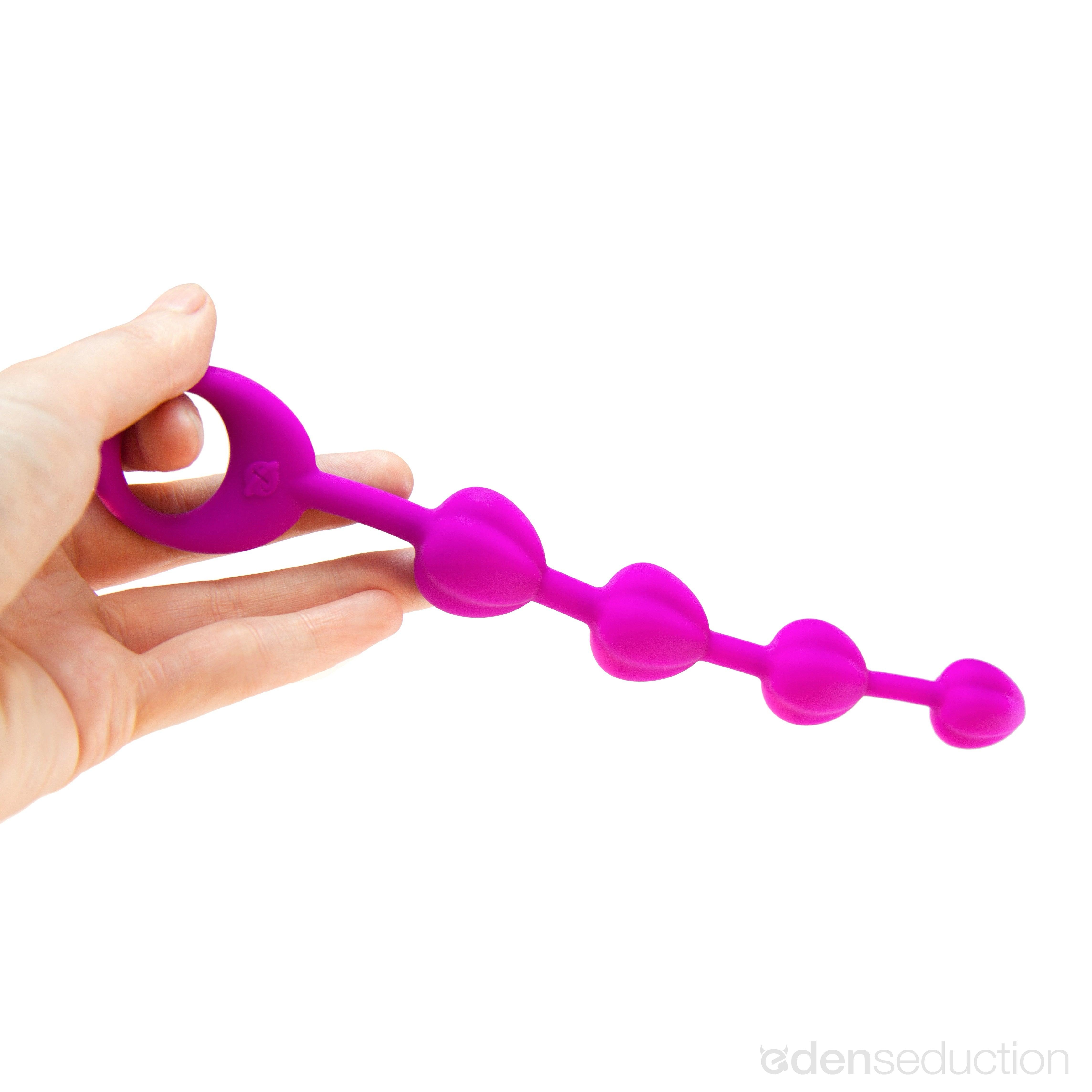 Sensuous silicone anal beads Anal beads - EdenSeduce