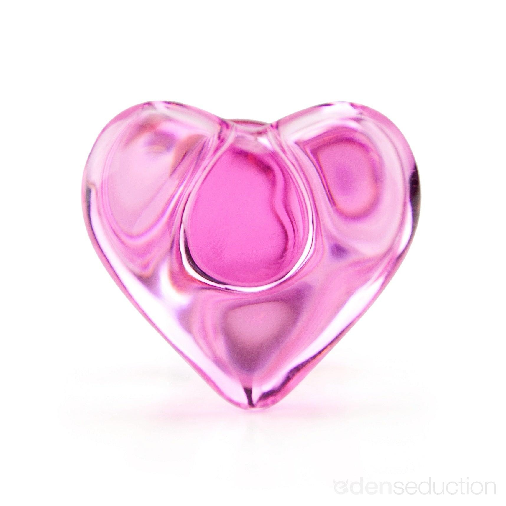 Heart play Glass butt plug - EdenSeduce