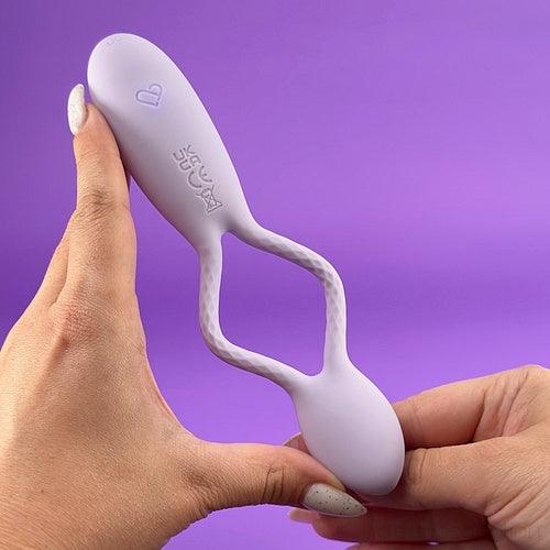 Love flex C shaped vibrator with remote - EdenSeduce