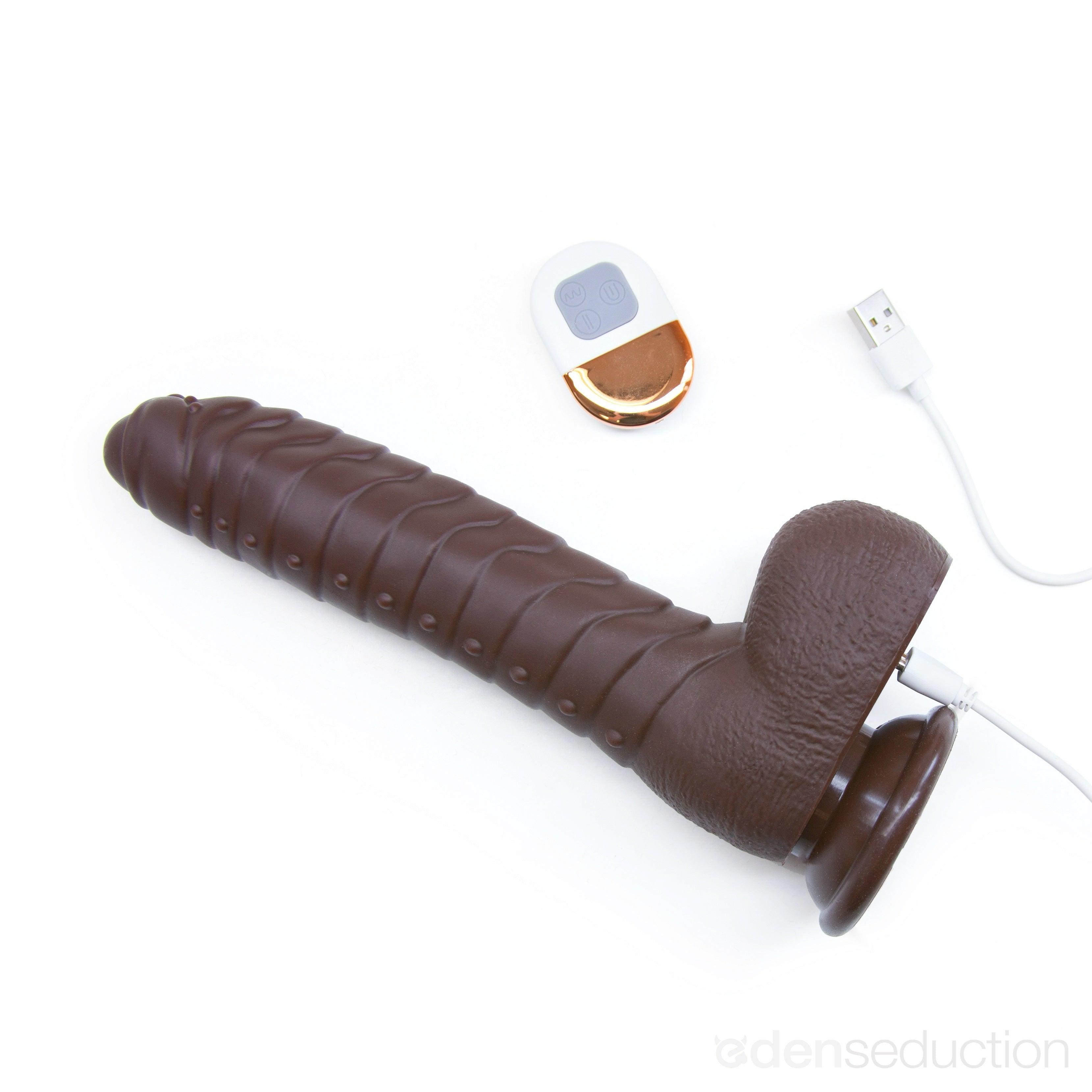 Rogue Thrusting dildo vibrator - EdenSeduce