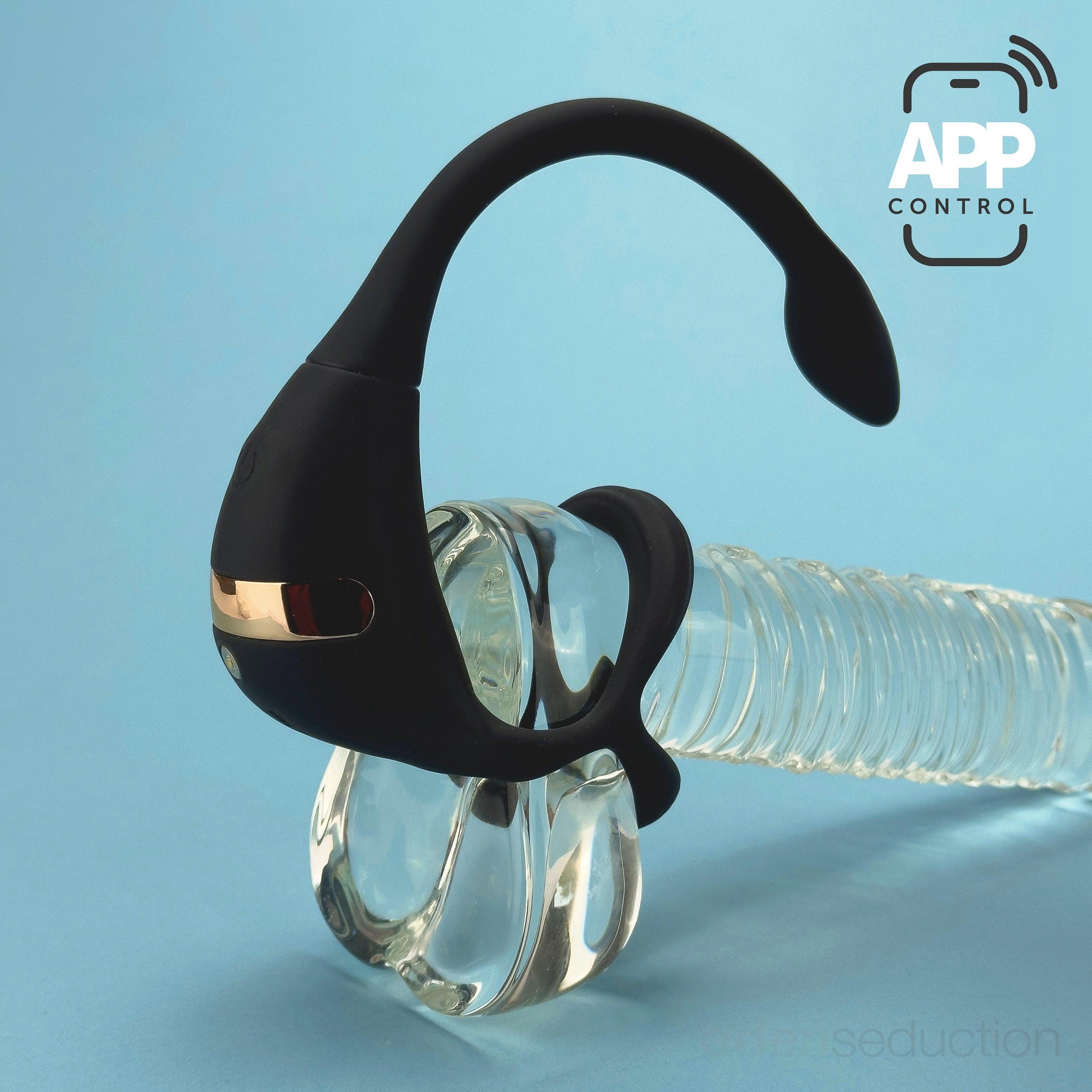 Hyperbola Prostate massager with cock ring - EdenSeduce