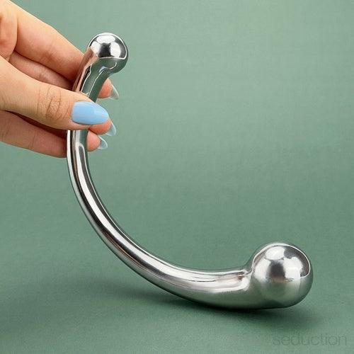 Silver wand Metal dildo - EdenSeduce