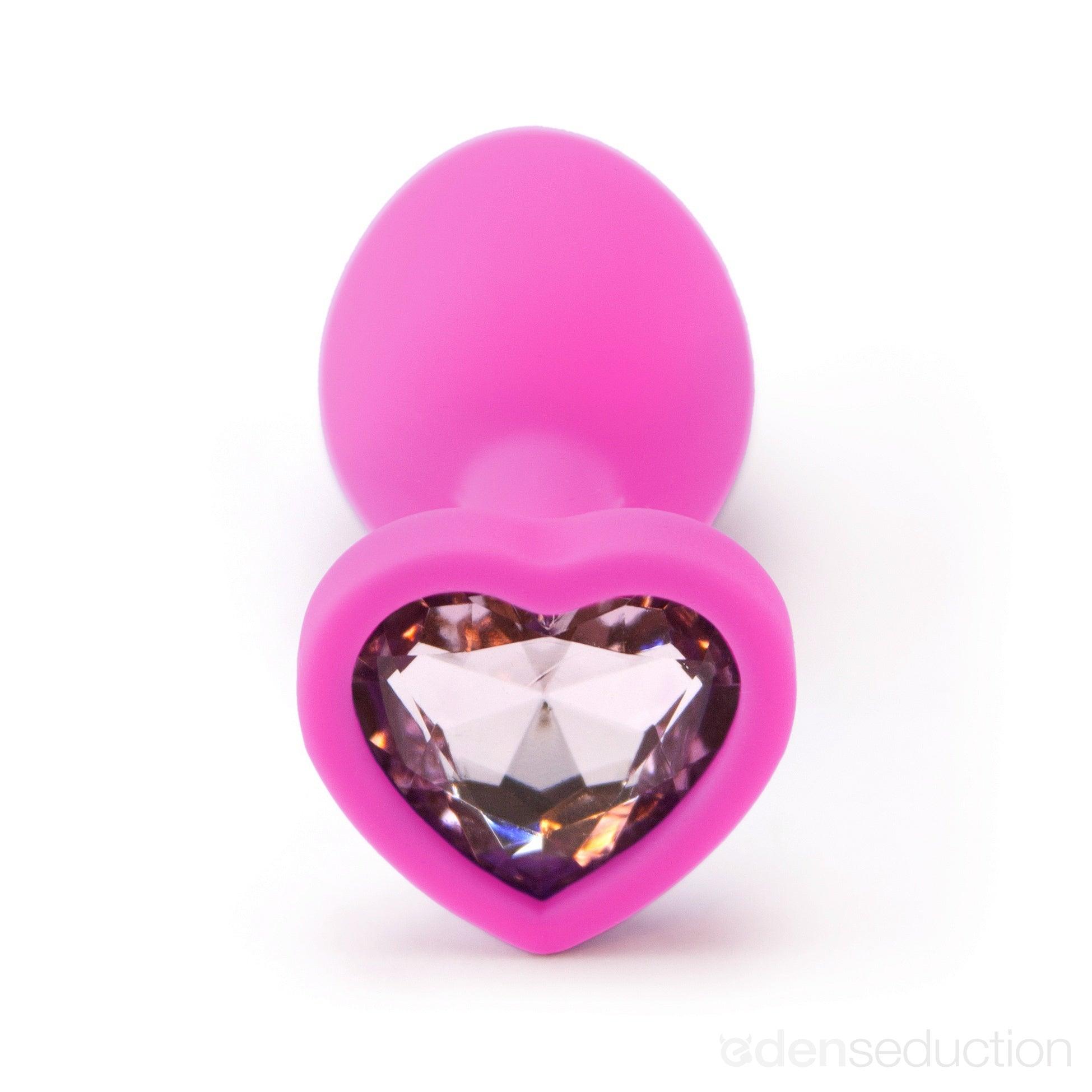 Heart me Jeweled butt plug - EdenSeduce