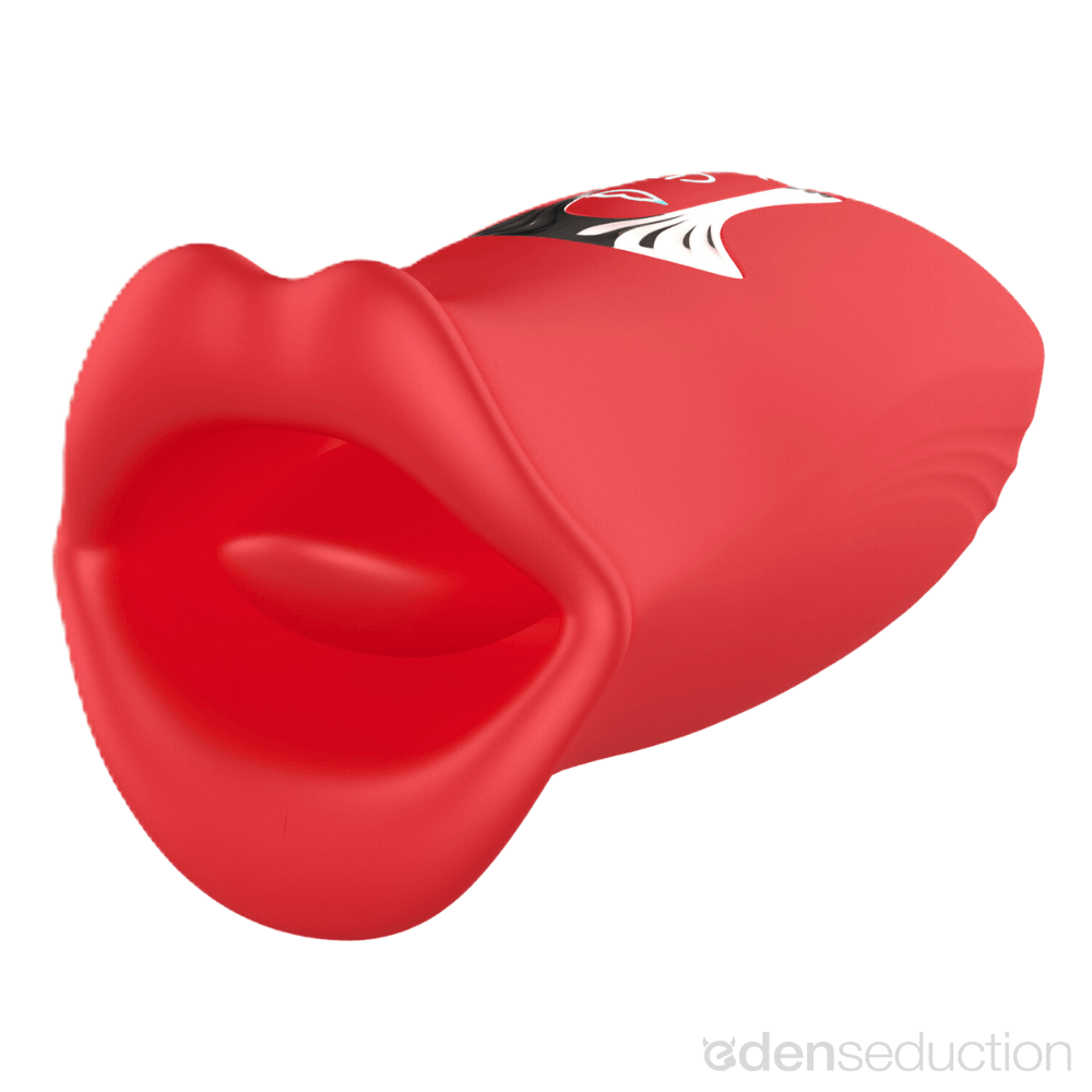 French Kiss Biting & Licking Moving Mouth Tongue Vibrator - EdenSeduce