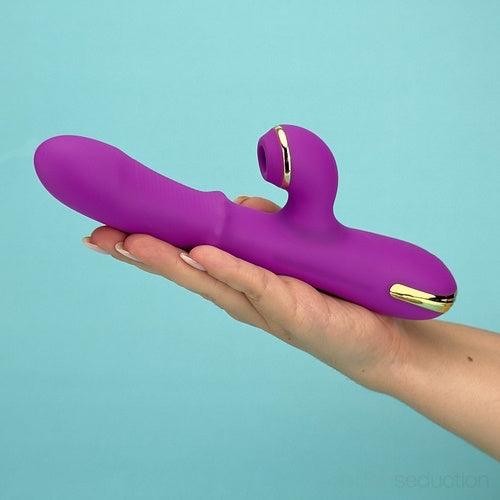 Kiss bliss Clit sucking rabbit vibrator - EdenSeduce