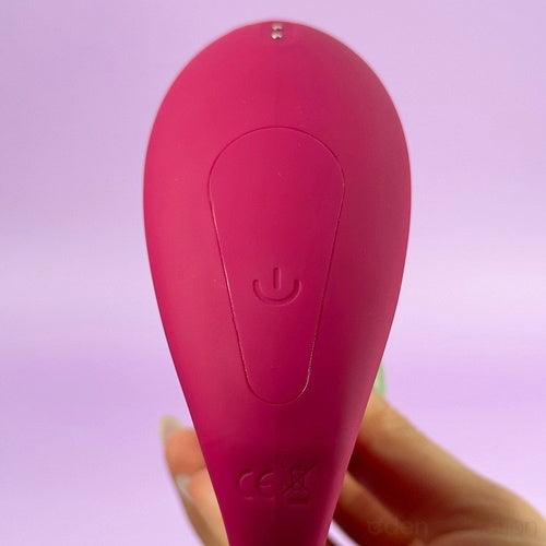 Triple pleasure Wearable thrusting vibrator - EdenSeduce