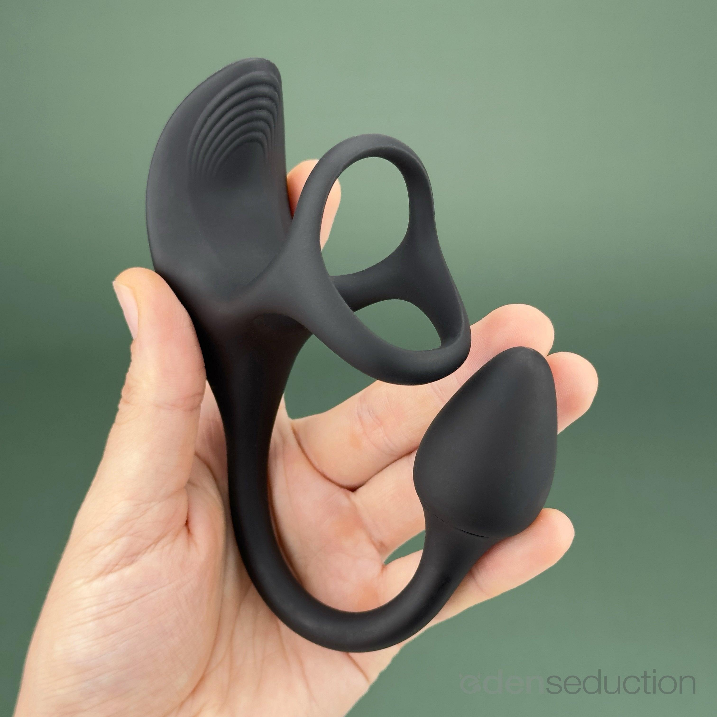 Stealth prostate vibrator Prostate massager with cock ring - EdenSeduce