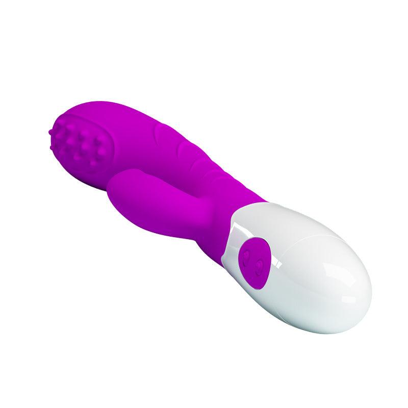 Eden dual caress finger motion G spot bead rabbit vibrator - EdenSeduce