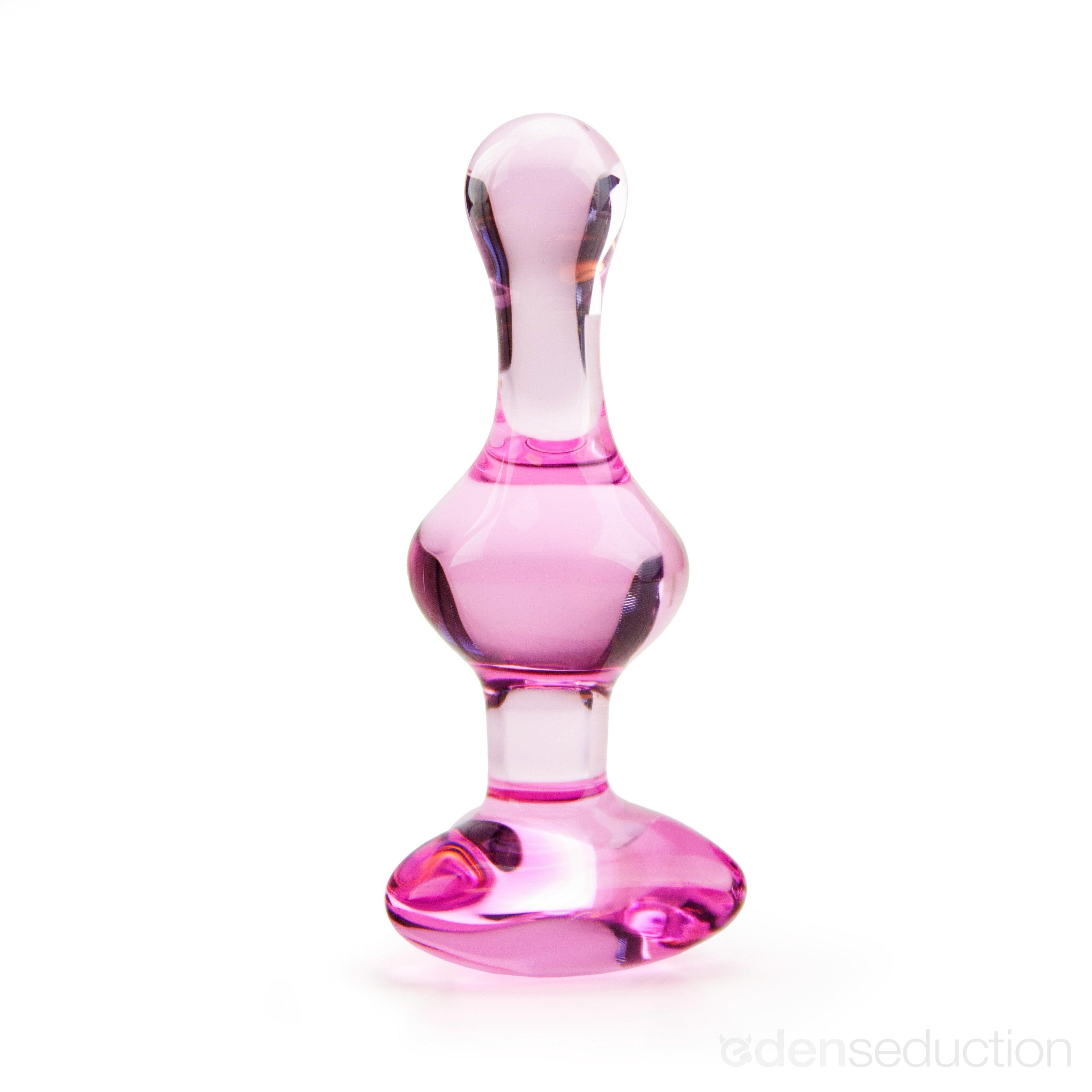 Heart play Glass butt plug - EdenSeduce