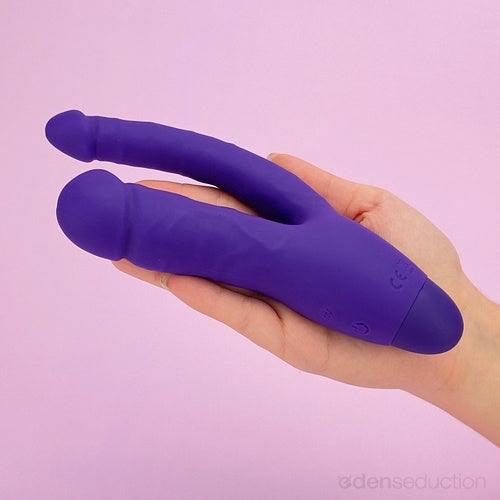 Double exciter Double penetration vibrator - EdenSeduce