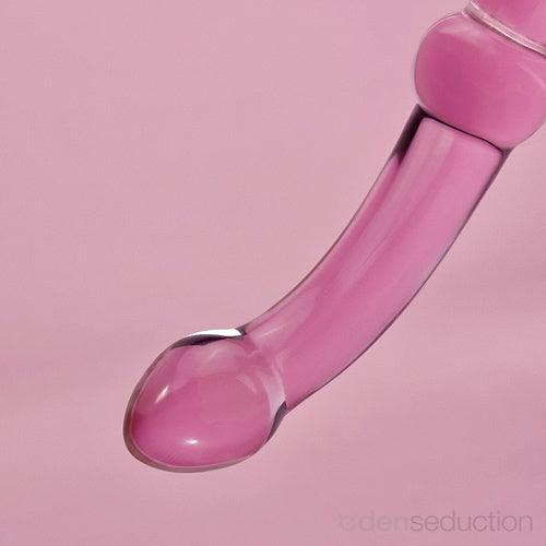 Crystal G Double ended glass dildo - EdenSeduce