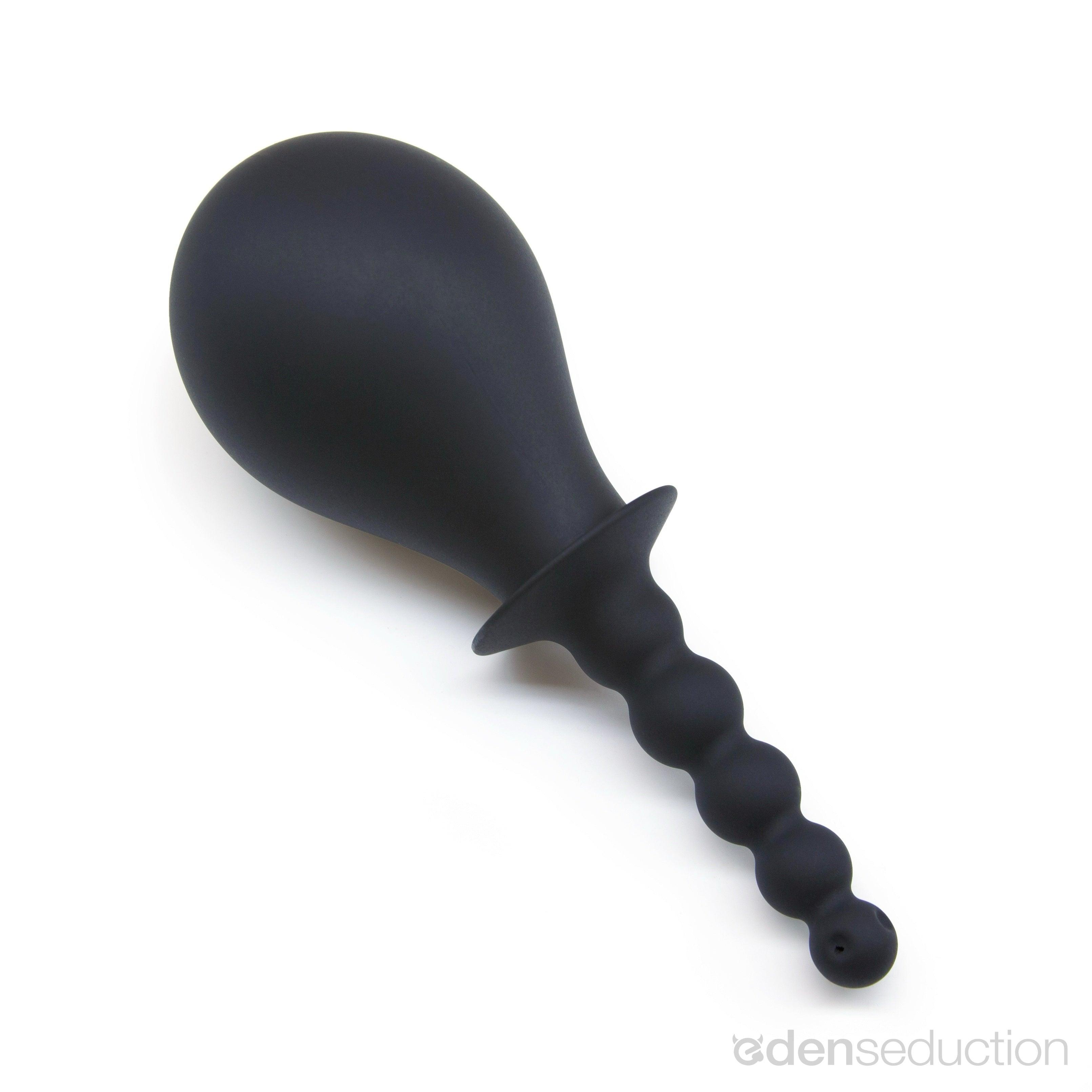 Beaded silicone douche Anal douche - EdenSeduce