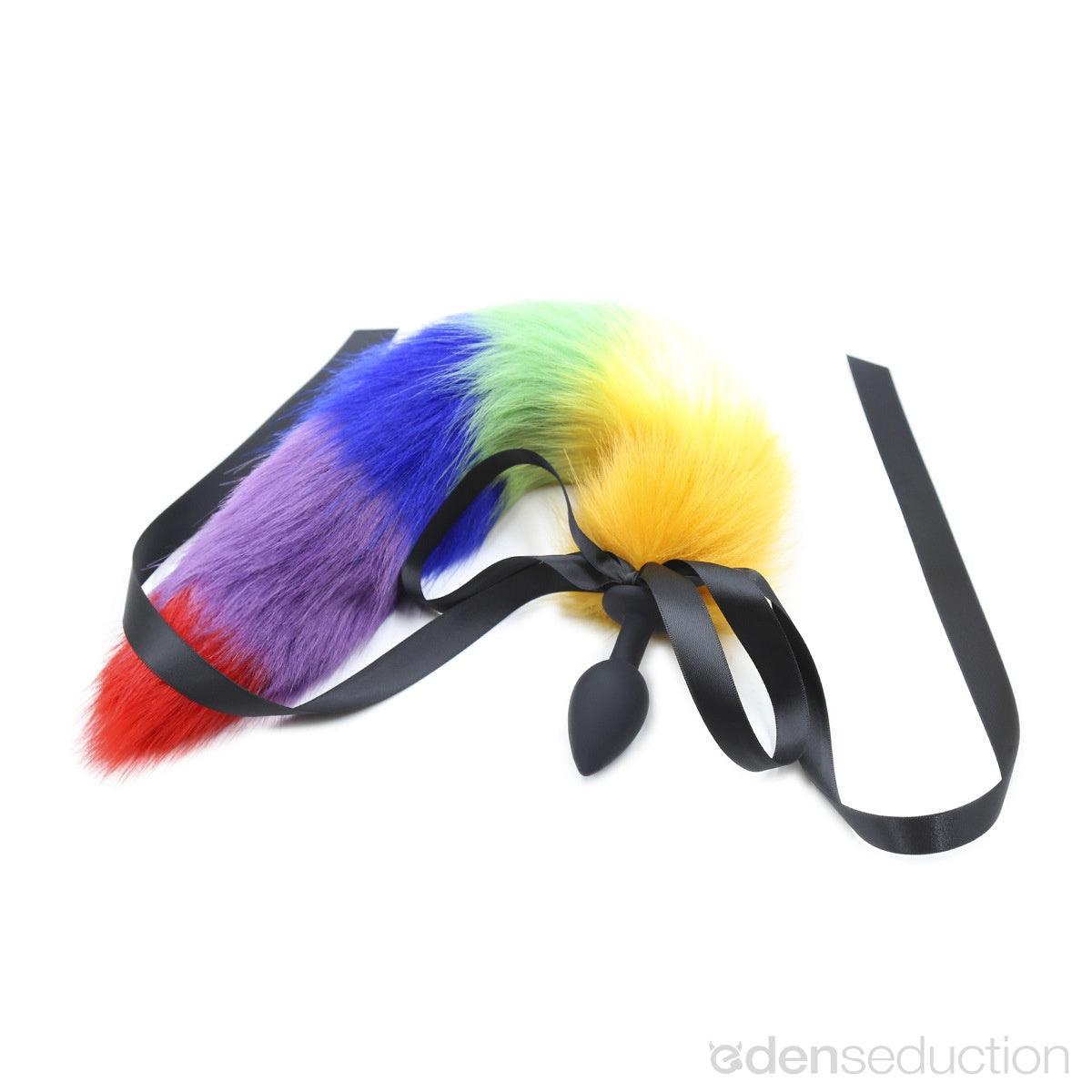 Rainbow tail Tail butt plug - EdenSeduce