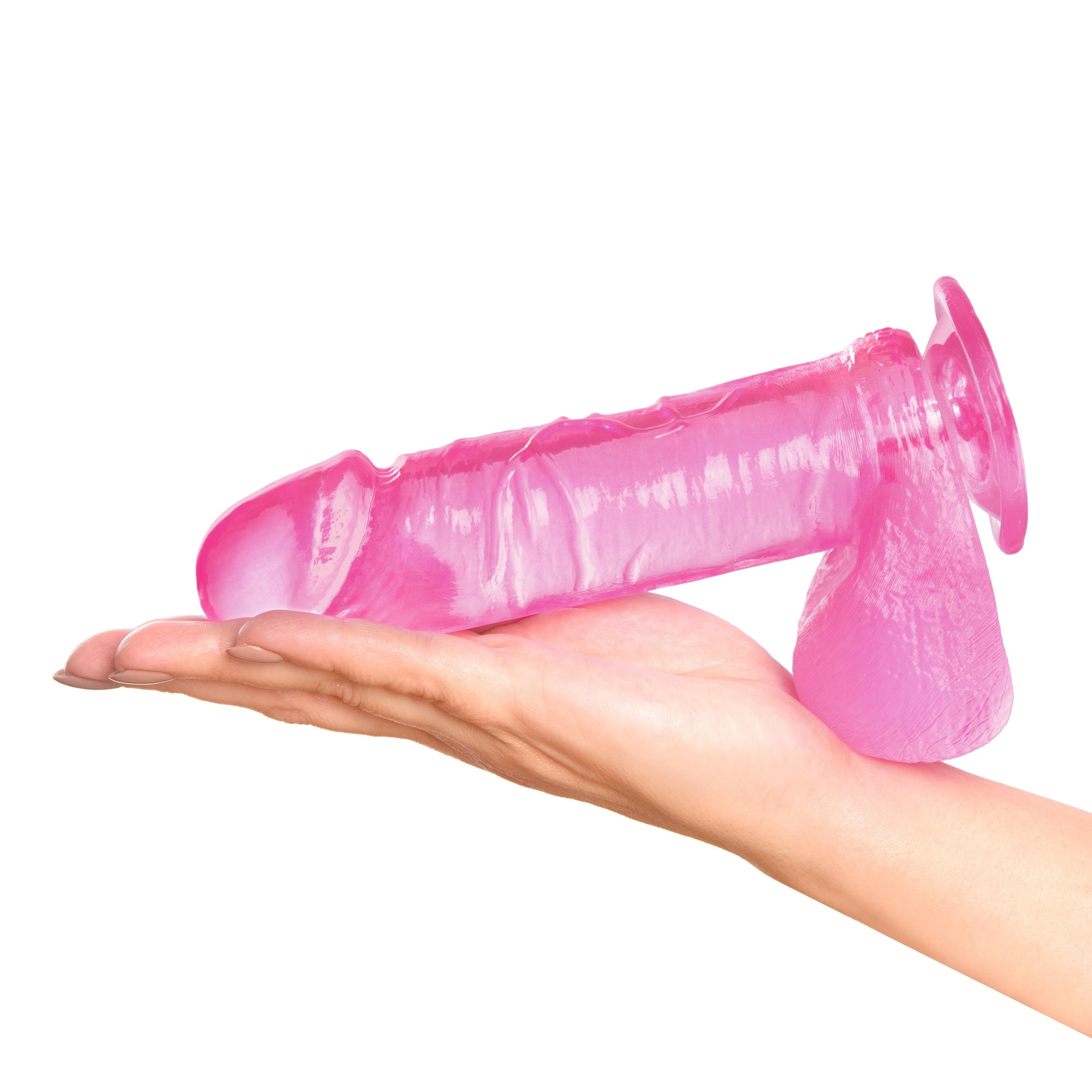 Jelly realistic 8" Realistic dildo - EdenSeduce